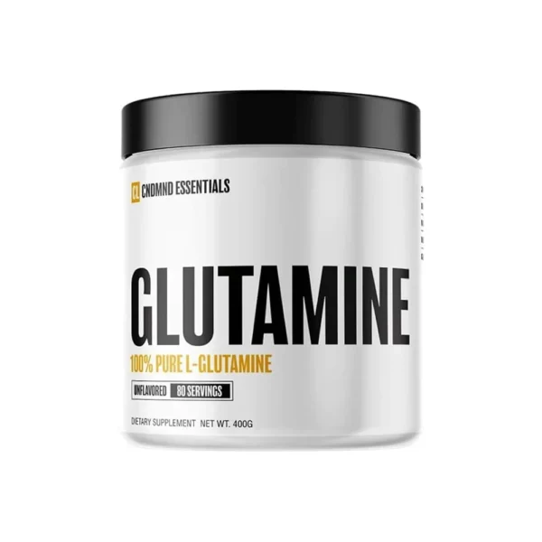 CNDMND Essentials Glutamine 100% Pure L-Glutamine Unflavored 80 Servings 400g