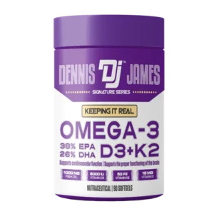 Dennis James Signature Series Omega-3 D3+K2 90 Softgels