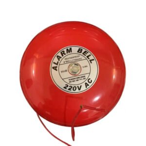 Electric Alarm Bell 220V, 150mm (6 Inch) Metal - Red