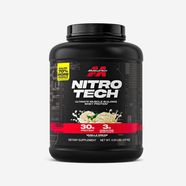 MuscleTech Nitro-Tech Whey Protein Vanilla Cream 4lb