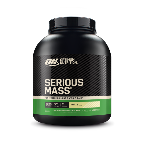 Optimum Nutrition Serious Mass High Protein High Calorie Weight Gainer Vanilla 6lbs