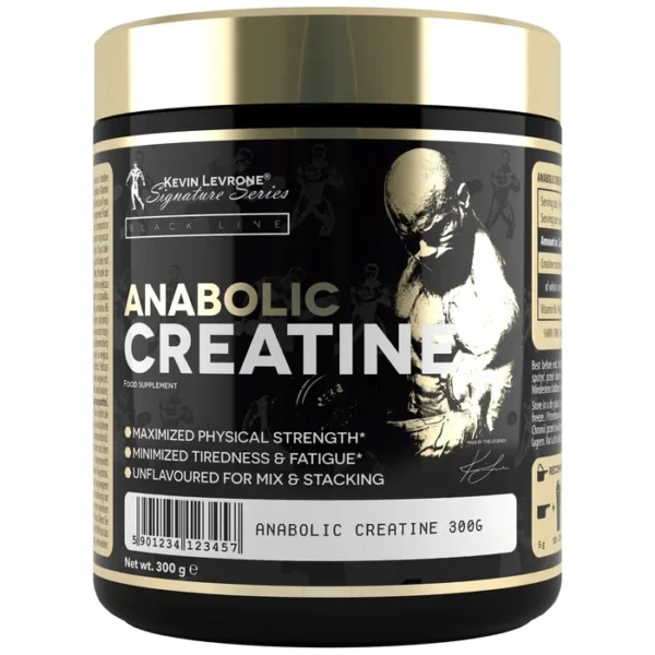 Kevin Levrone Black Line Anabolic Creatine Micronized Creatine Monohydrate 300g