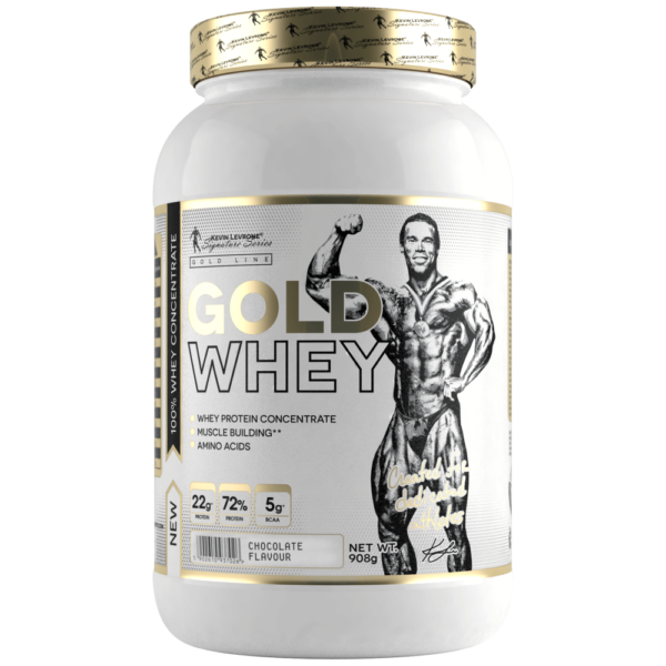 Kevin Levrone Gold Line Gold Whey 1 KG Protein Concentrate Chocolate 908g